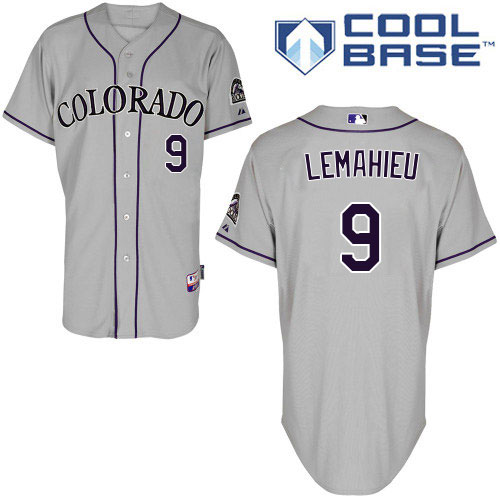Rockies #9 DJ LeMahieu Grey Cool Base Stitched Youth MLB Jersey - Click Image to Close